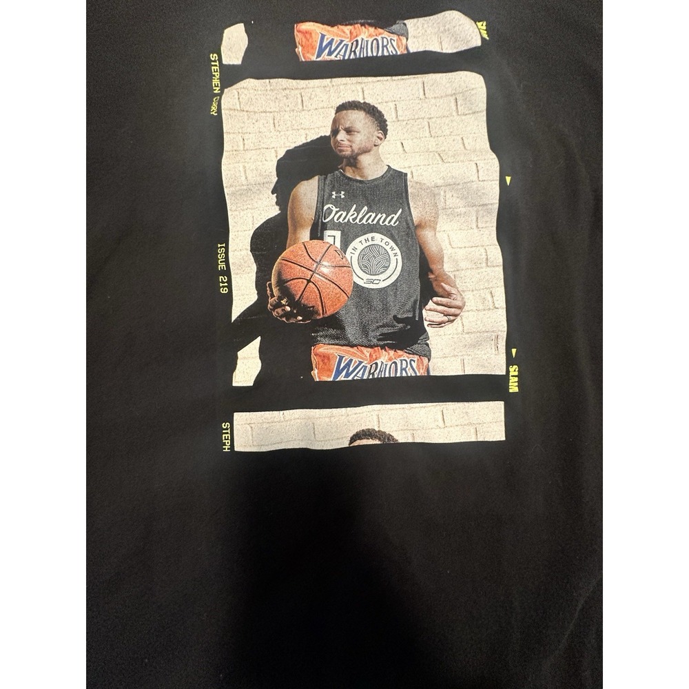 Stephen Curry Graphic T Warriors NBA Slam Steph Curry T-Shirt Oakland Size 2XL